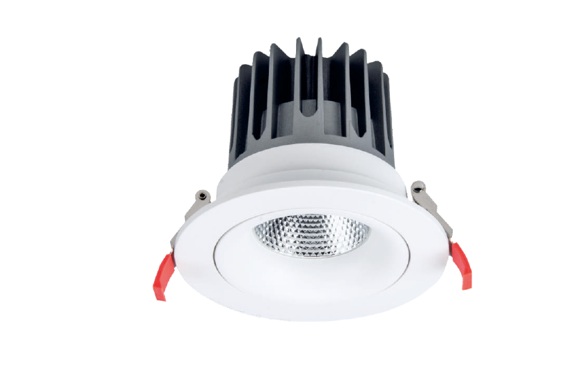 سبوت لايت قابل للتوجيه غاطس COB IP20 — سلسلة LS802 (10W/18W/24W/30W)