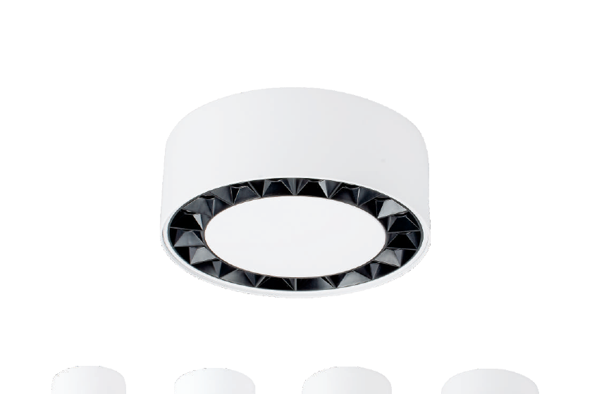 إضاءة مخفية حلقي سطحي سقفي SMD — سلسلة LW952 (7W/12W/18W/24W)