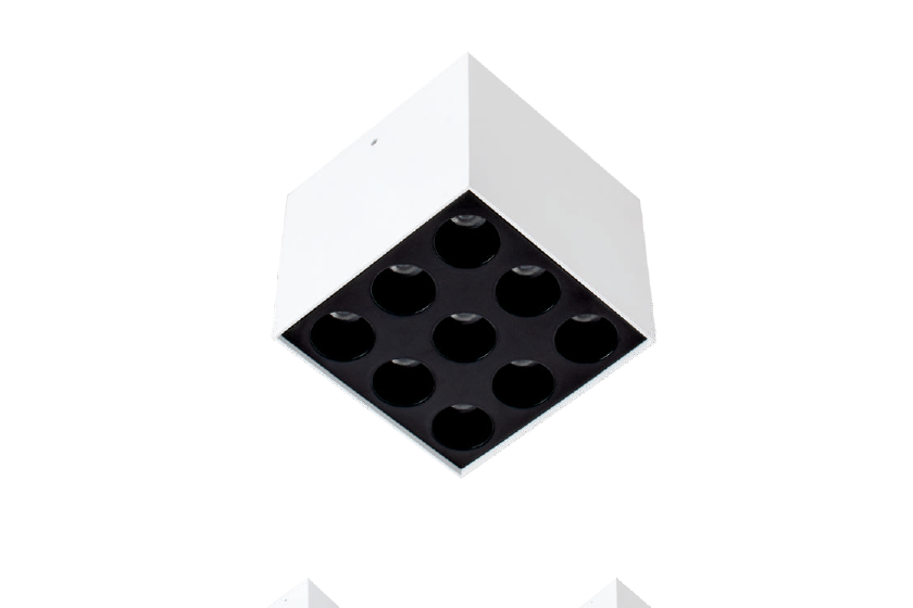 إضاءة مخفية متعدد العدسات مربع سطحي SMD — سلسلة LW956 (8W/12W)