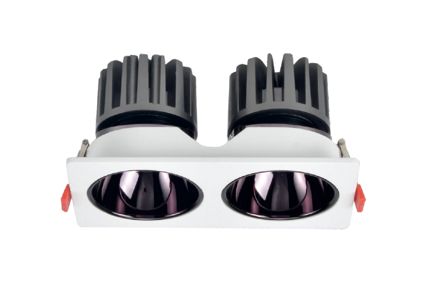 سبوت مضاد للوهج برأسين غاطس مضاد للوهج COB — سلسلة LX6012 (2x7W/2x10W)